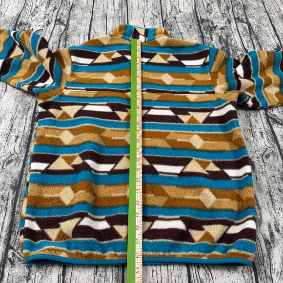 Patagonia Synchilla Aztec Snap T Fleece Pullover Hiking Jacket Women Medium M - Picture 8 of 9